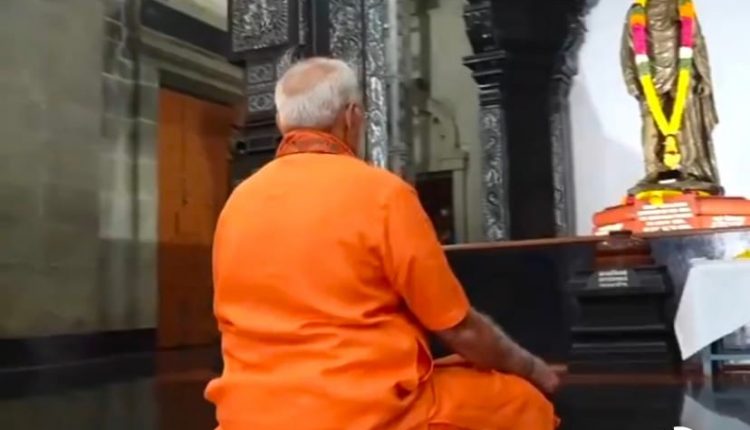 कन्याकुमारी में पीएम मोदी की योग साधना