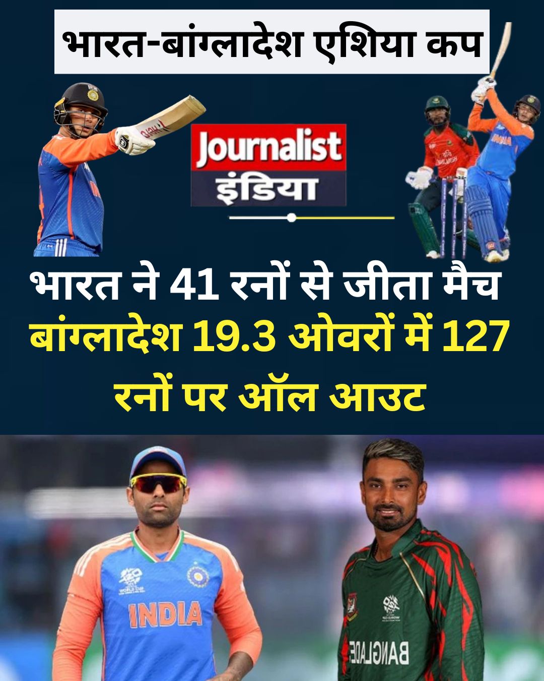 Asia Cup 2025 India vs Bangladesh