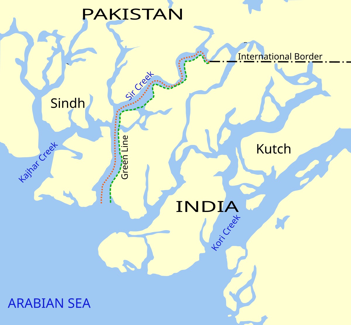Sir Creek International Border