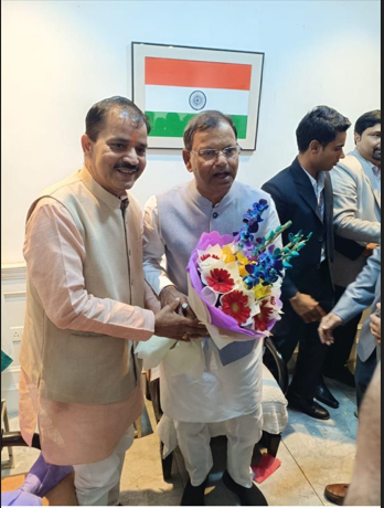 Pankaj Chaudhary Pramod Soni meet Delhi