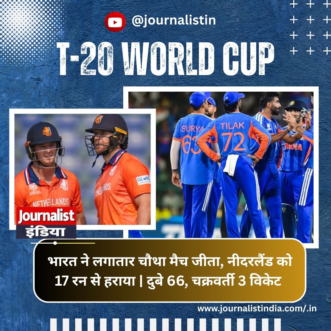 India vs Netherlands T20 World Cup 2026