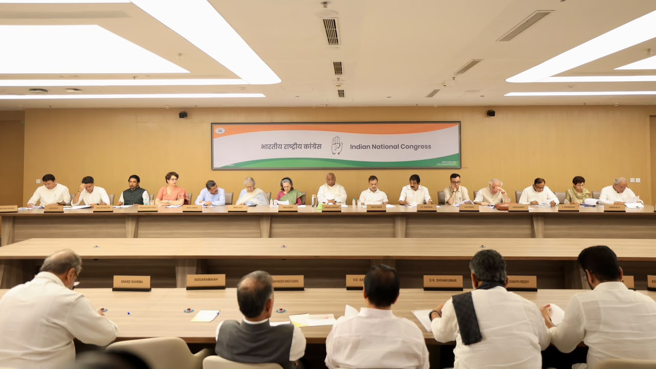 Congress Working Committee (CWC) meeting