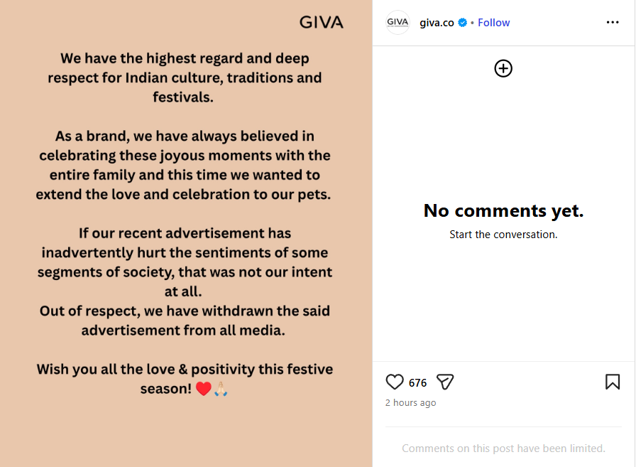 GIVA removes its Raksha Bandhan ad featuring actress Kriti Sanon